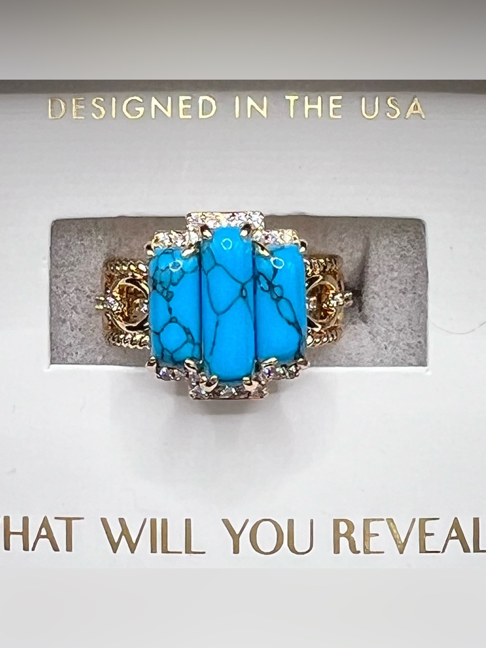 Bomb Party BP Outlaw Ring Dutton Heiress Size 6